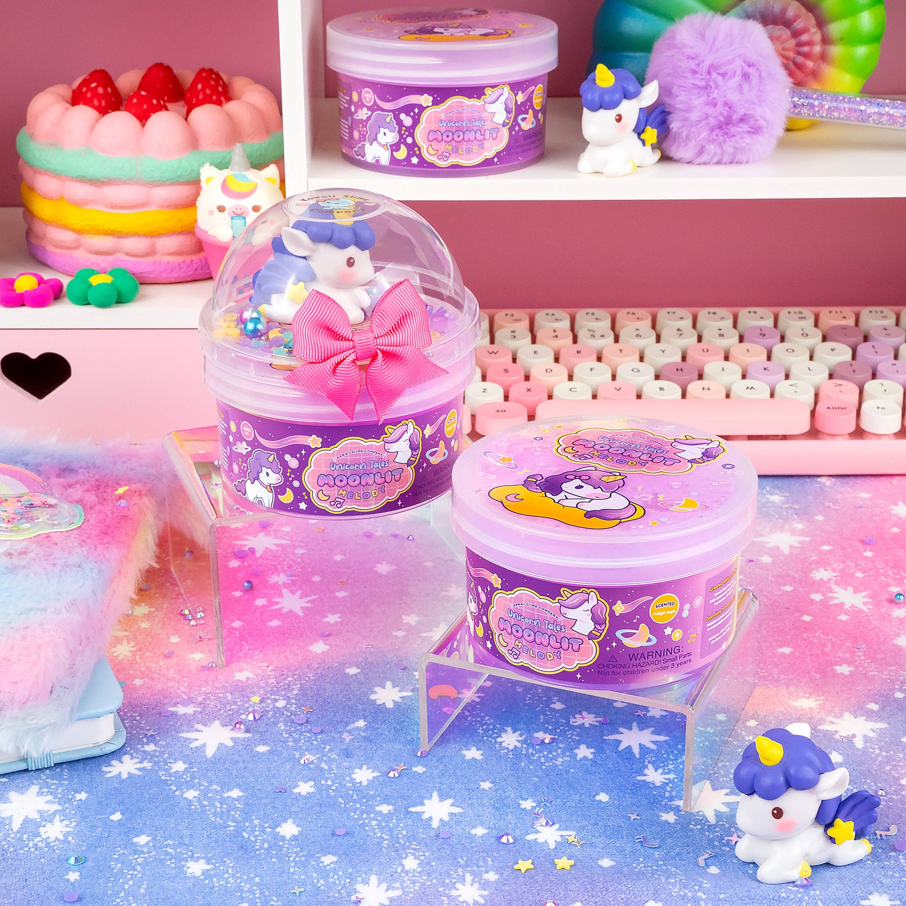 Kawaii Slime Company Toys Unicorn Tales Moonlit Melody Butter Slime (4pcs/case) 810154375233 UNITAL_1513