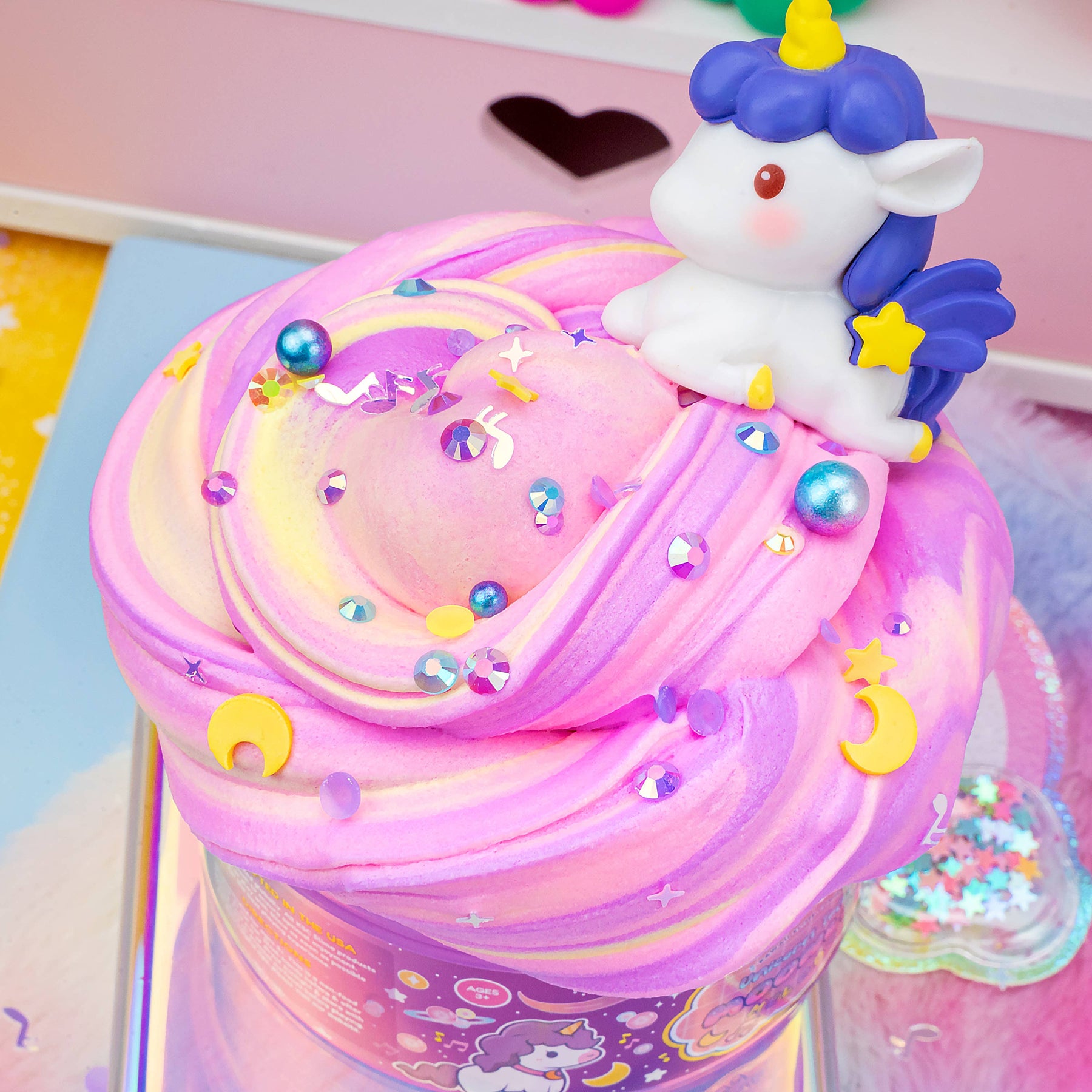 Kawaii Slime Company Toys Unicorn Tales Moonlit Melody Butter Slime (4pcs/case) 810154375233 UNITAL_1513