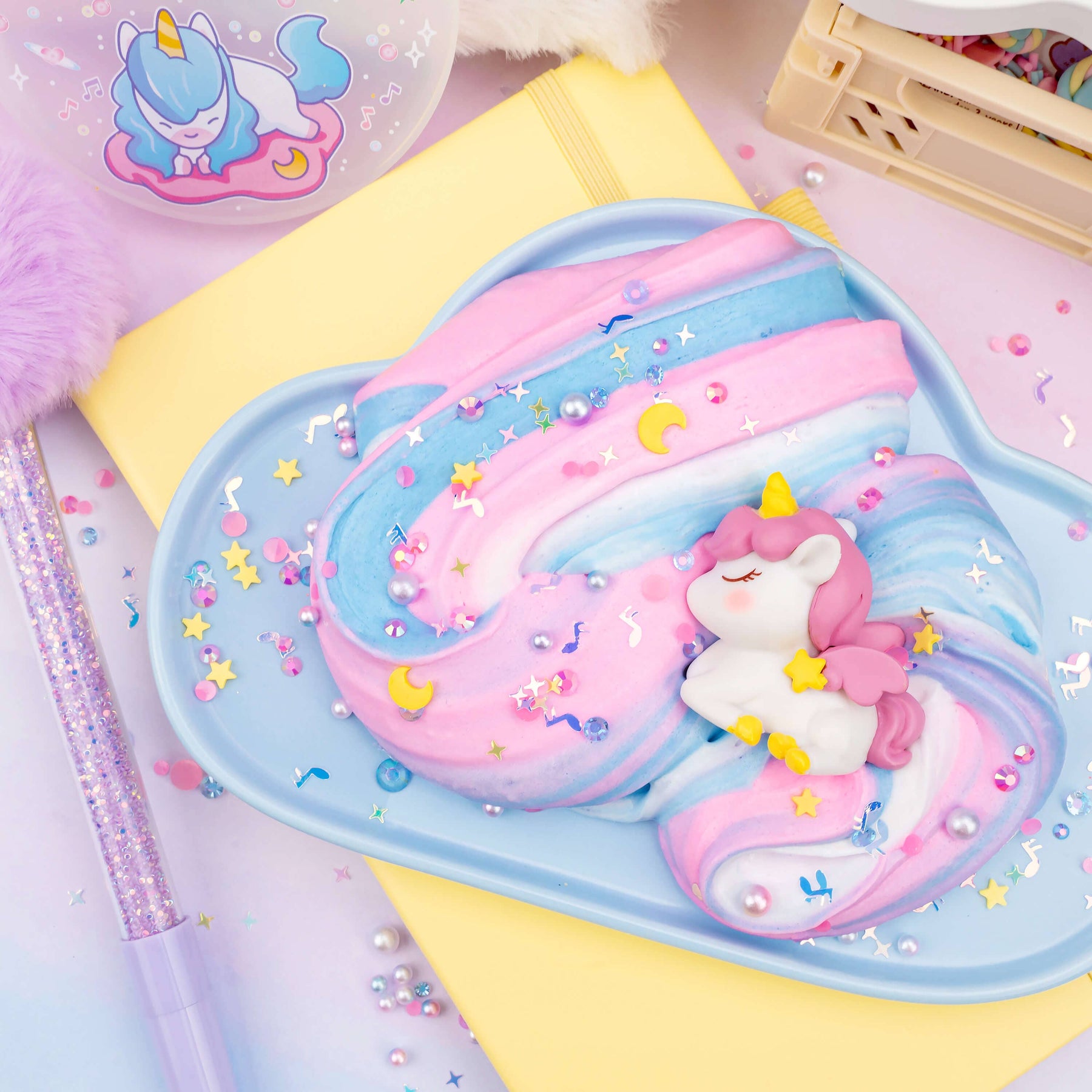 Kawaii Slime Company Toys Unicorn Tales Sunbeam Serenade Butter Slime 810154375226 UNITAL_1512