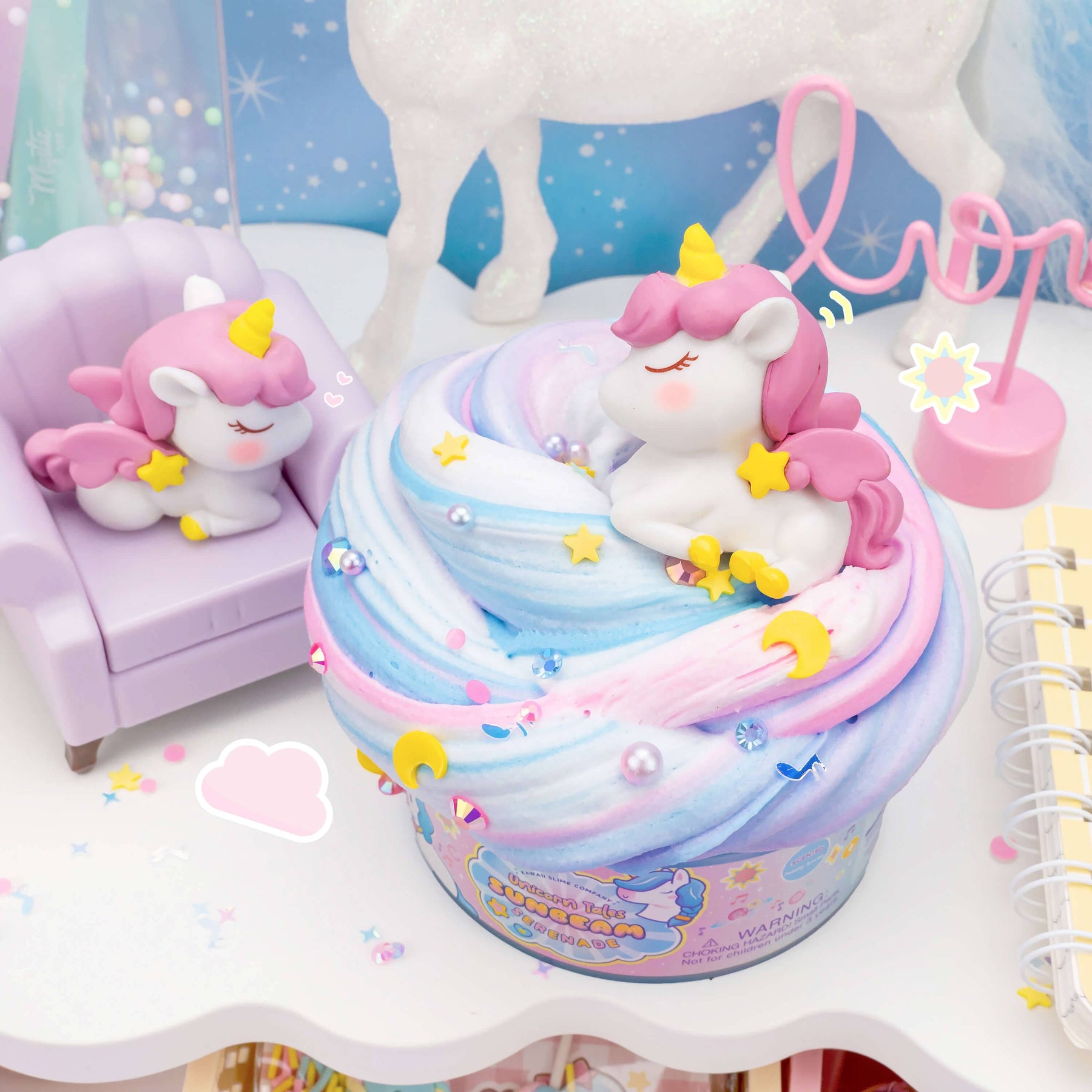Kawaii Slime Company Toys Unicorn Tales Sunbeam Serenade Butter Slime 810154375226 UNITAL_1512