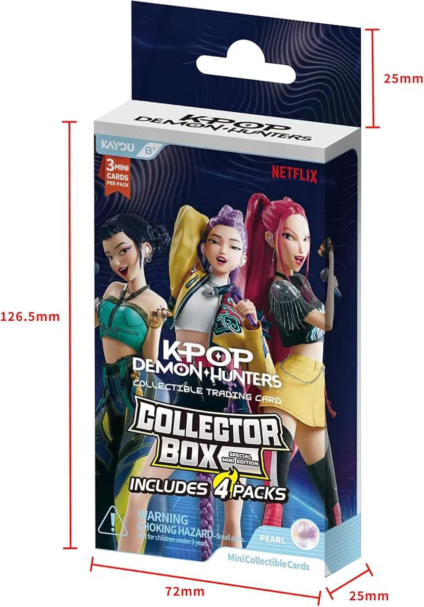 Kayou Limited Trading Cards > Other KPop Demon Hunters Collectible Cards: Special Mini Edition - Collector Box (4 Packs) 6937187415782 KPDH-CC003SPECB