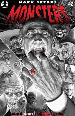 MARK SPEARS MONSTERS #2 4TH PTG BLACK WHITE & DEAD - BUNDLE (Release Date: 01/06/2027)