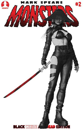 MARK SPEARS MONSTERS #2 4TH PTG BLACK WHITE & DEAD - BUNDLE (Release Date: 01/06/2027)