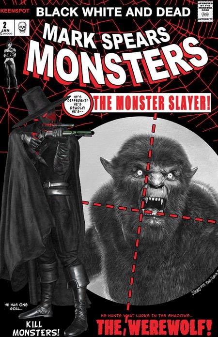 MARK SPEARS MONSTERS #2 4TH PTG BLACK WHITE & DEAD - BUNDLE (Release Date: 01/06/2027)