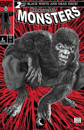 MARK SPEARS MONSTERS #2 4TH PTG BLACK WHITE & DEAD - BUNDLE (Release Date: 01/06/2027)