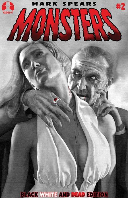MARK SPEARS MONSTERS #2 4TH PTG BLACK WHITE & DEAD - BUNDLE (Release Date: 01/06/2027)