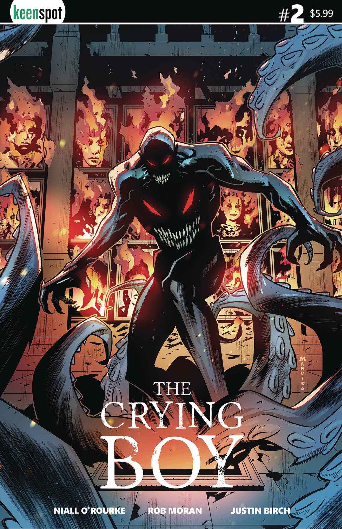 KEENSPOT ENTERTAINMENT Comic Books CRYING BOY #2 CVR A MARK MARVIDA 70712974146200211 FEB241510