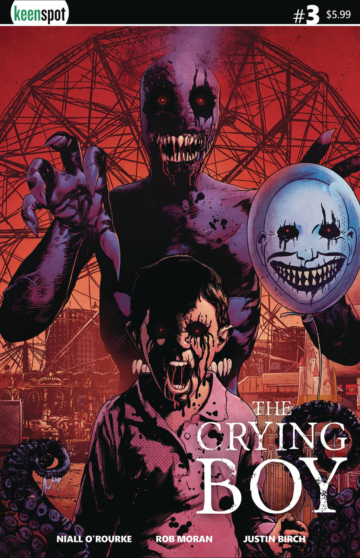 KEENSPOT ENTERTAINMENT Comic Books CRYING BOY #3 CVR A HERNAN GONZALEZ 70712974146200311 APR241586