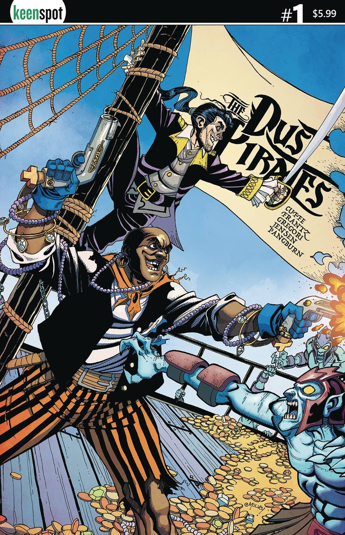KEENSPOT ENTERTAINMENT Comic Books DUST PIRATES #1 CVR D JOE MULVEY 70712974147900141 JAN241761