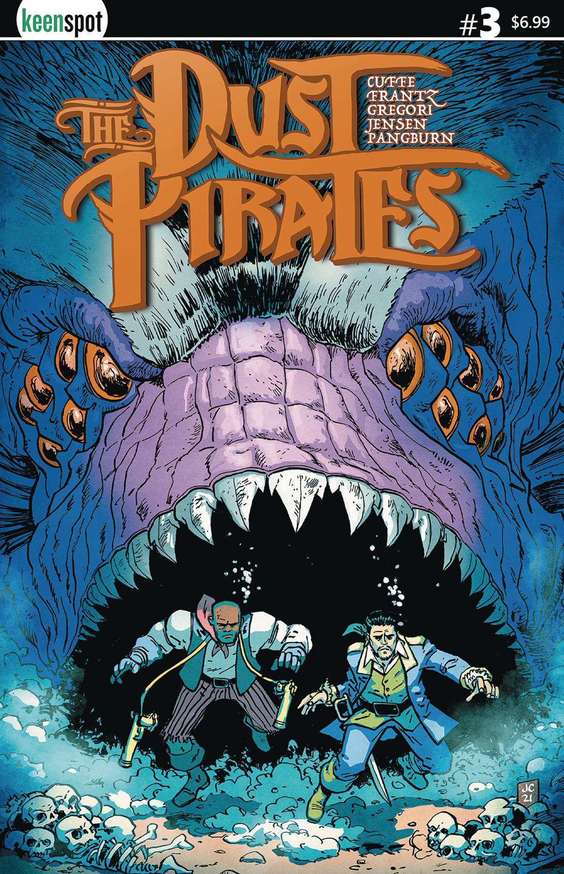 KEENSPOT ENTERTAINMENT Comic Books DUST PIRATES #3 CVR A JASON COPELAND 70712974147900311