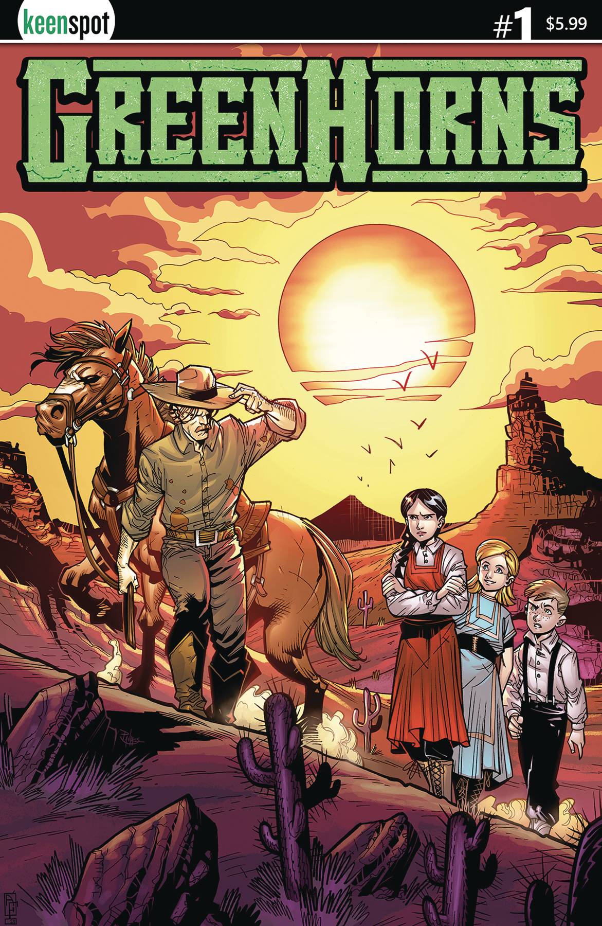 Keenspot Entertainment Comic Books GREENHORNS #1 CVR A  FABBIO & PANTAZIS 70712974141701011 JUL231748