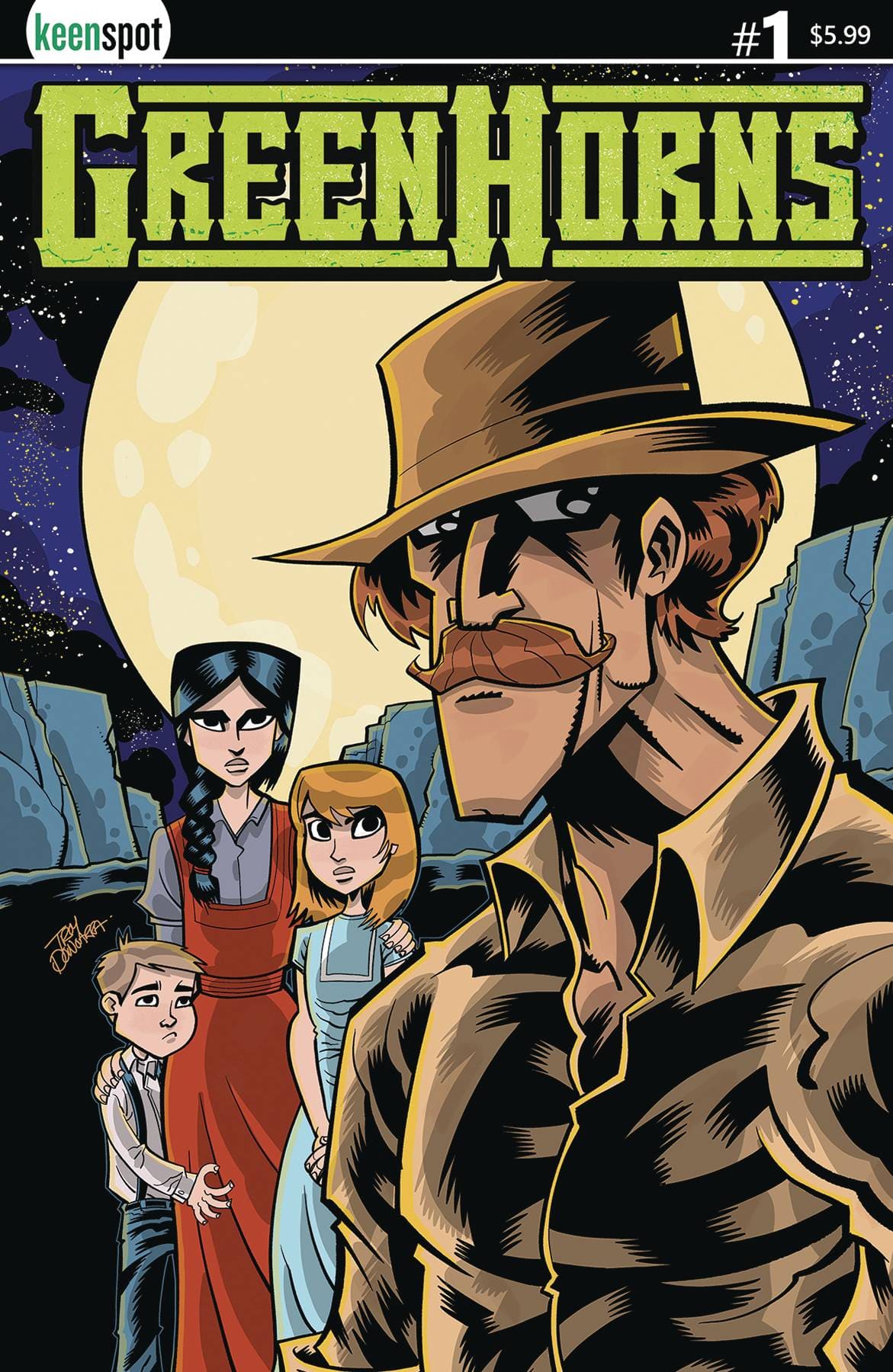 Keenspot Entertainment Comic Books GREENHORNS #1 CVR G TROY DONGARRA 70712974141701071 JUL231754
