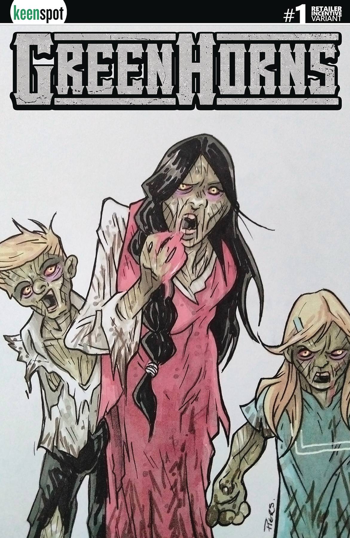 Keenspot Entertainment Comic Books GREENHORNS #1 CVR L 1:10 COPY INCV HAZELL 70712974141701121 JUL231759