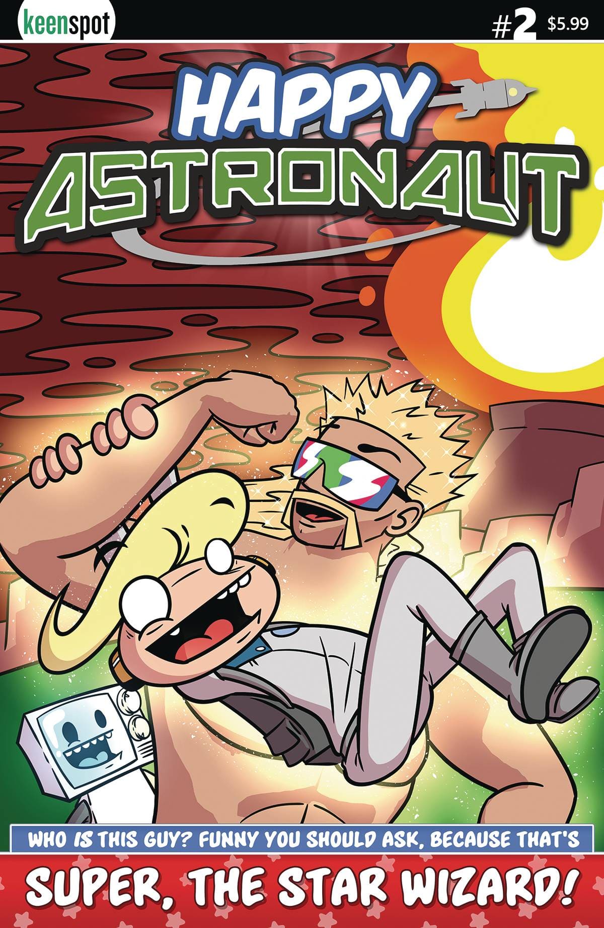 Keenspot Entertainment Comic Books HAPPY ASTRONAUT #2 CVR A  MATT RODGERS 70712974140000211 AUG232023