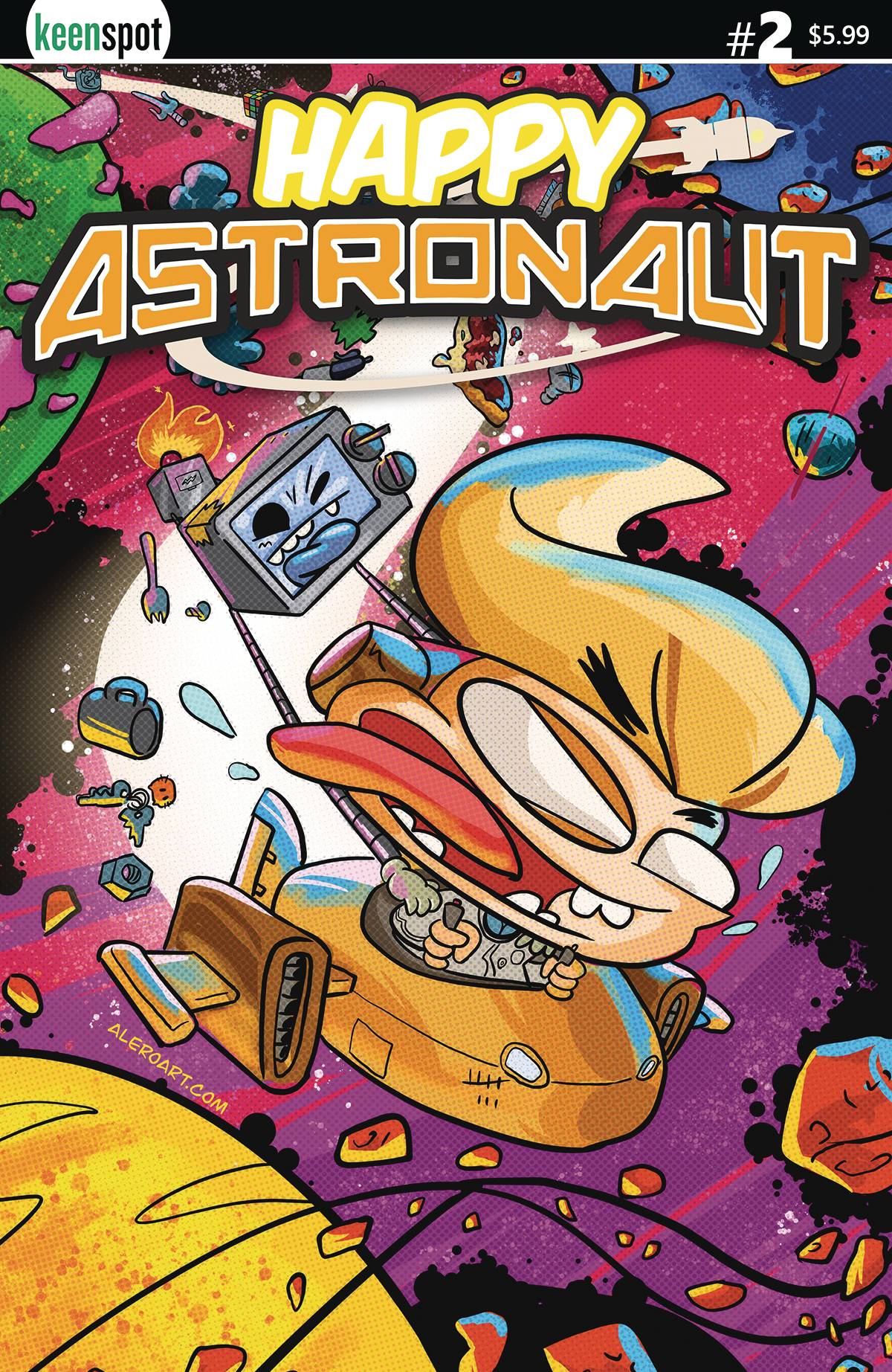 Keenspot Entertainment Comic Books HAPPY ASTRONAUT #2 CVR B ALEJANDRO ROSADO 70712974140000221 AUG232024