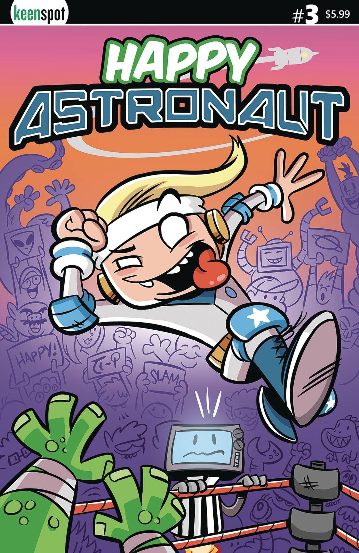 Keenspot Entertainment Comic Books HAPPY ASTRONAUT #3 CVR B SCOOT MCMAHON 70712974140000321 OCT231836