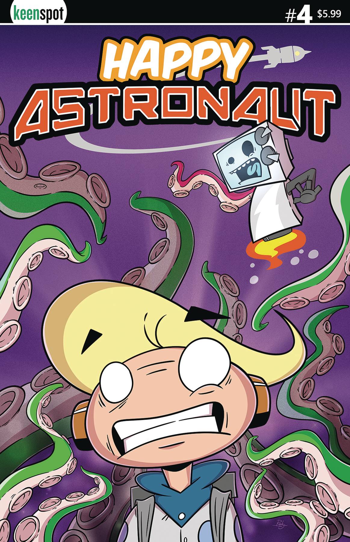 KEENSPOT ENTERTAINMENT Comic Books Happy Astronaut #4 Cvr A Matt Rodgers 70712974140000411 DEC231540