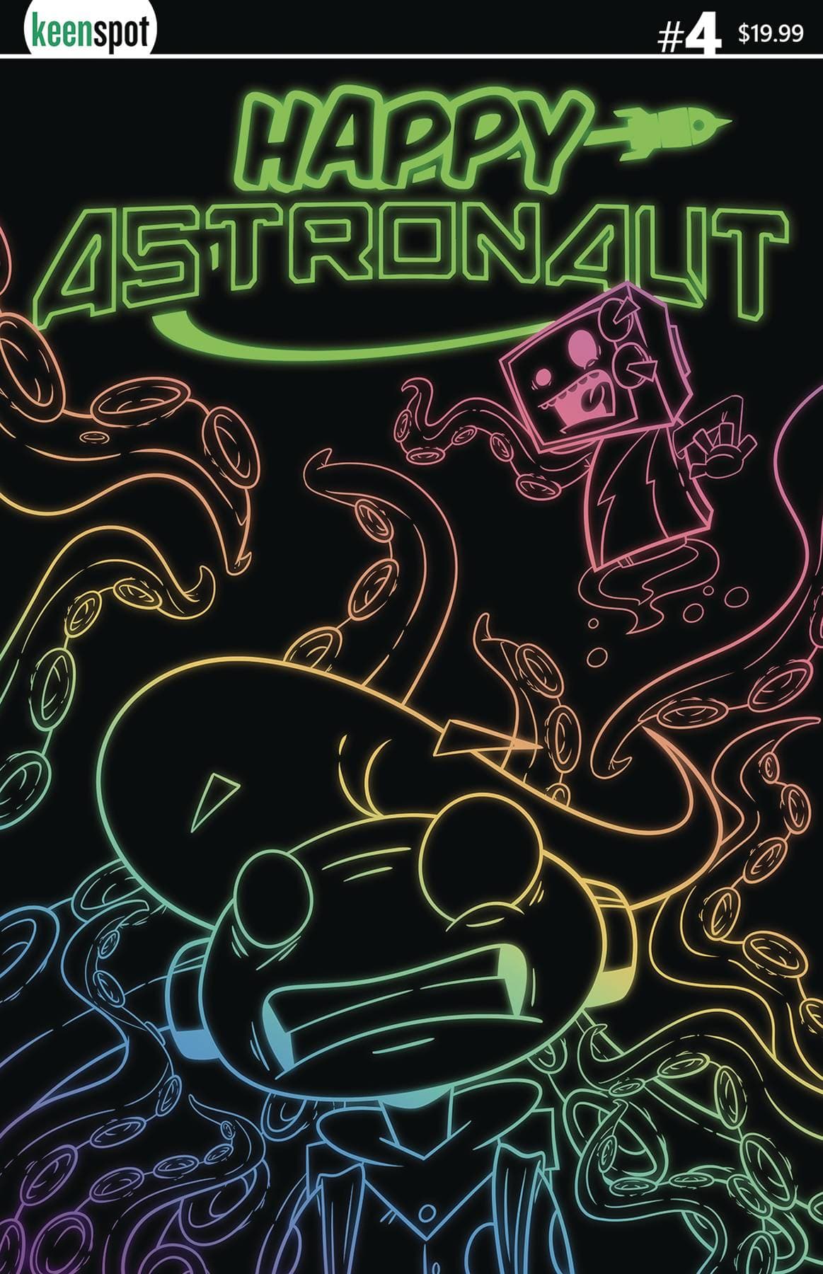 KEENSPOT ENTERTAINMENT Comic Books Happy Astronaut #4 Cvr C Matt Rodgers Holofoil Neon 70712974140000431 DEC231542