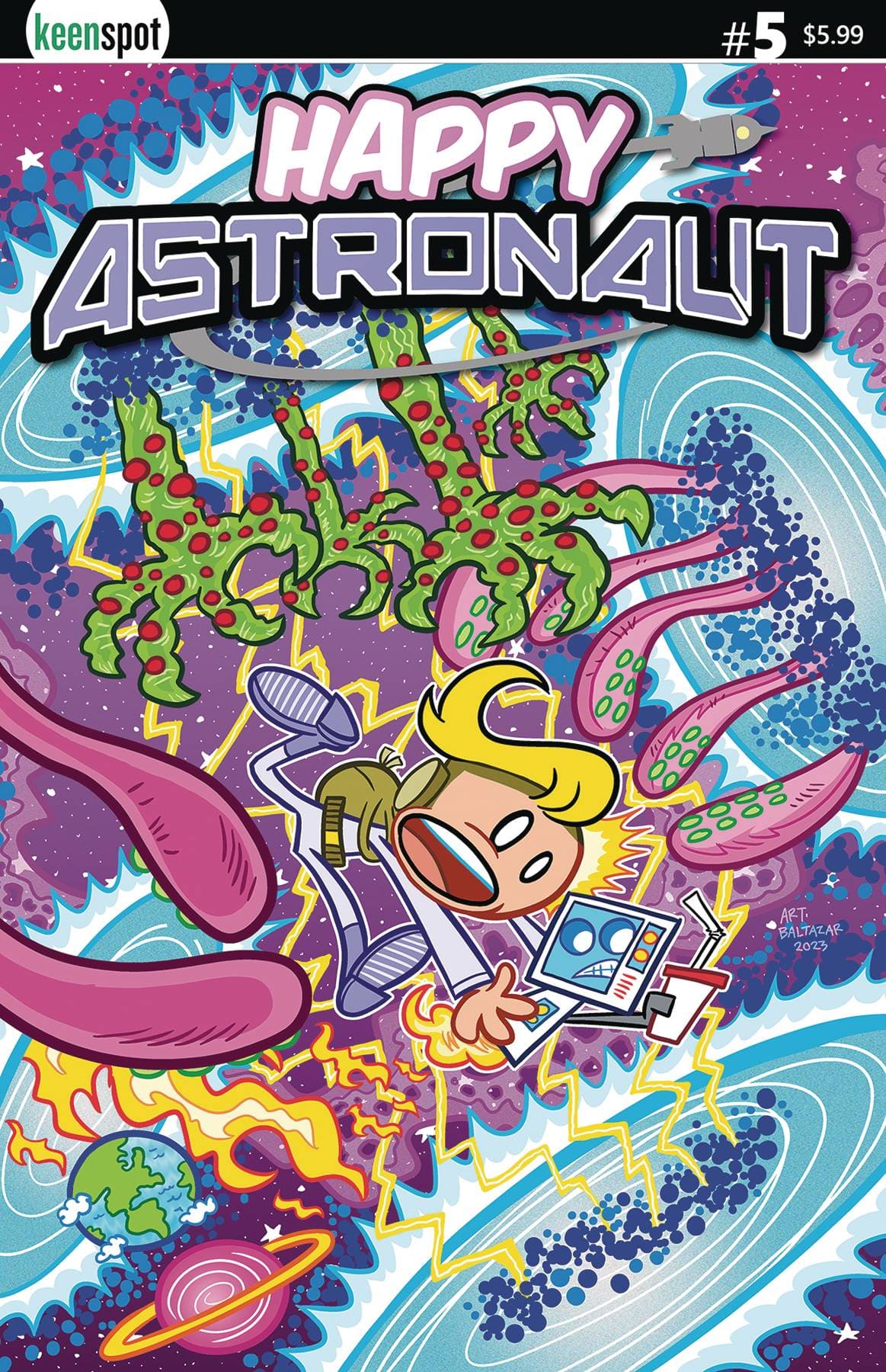 KEENSPOT ENTERTAINMENT Comic Books HAPPY ASTRONAUT #5 CVR B ART BALTAZAR 70712974140000521 MAR241741