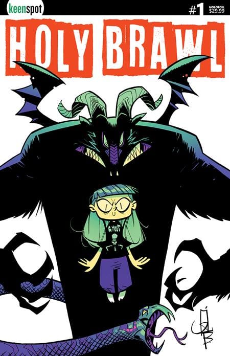 Keenspot Entertainment Comic Books HOLY BRAWL #1 CVR C ATHILA FABBIO WHITE HOLOFOIL VAR 60283502323200131 1125EX0689
