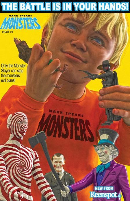 Keenspot Entertainment Comic Books > Incentives MARK SPEARS MONSTERS #1 Sixth Printing CVR D INCV 1:100 Mark Spears Action Figure Metal Var