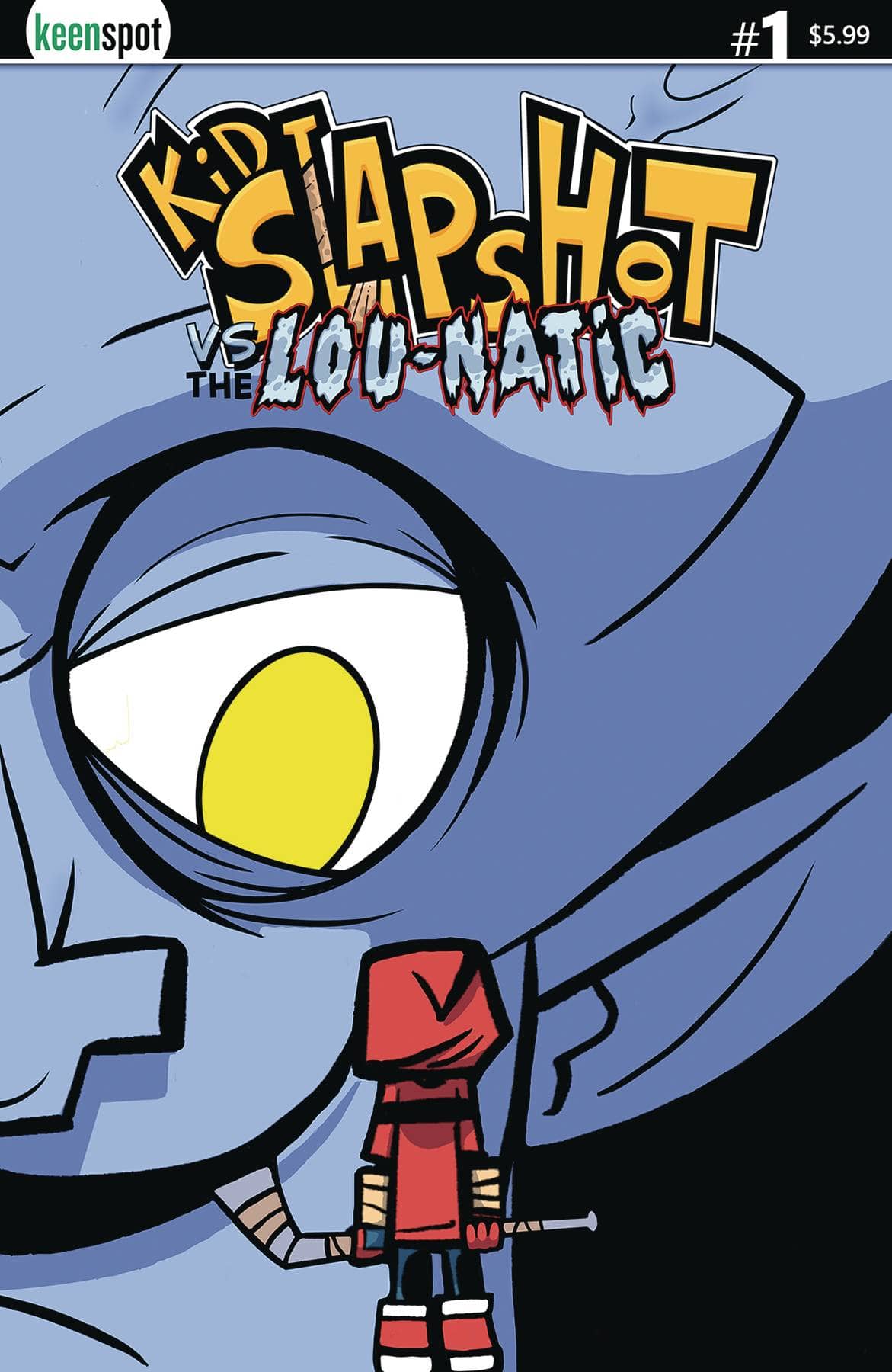 Keenspot Entertainment Comic Books KID SLAPSHOT VS LOU NATIC CVR B BILLY PARKER 70712974133200421 JUL231762