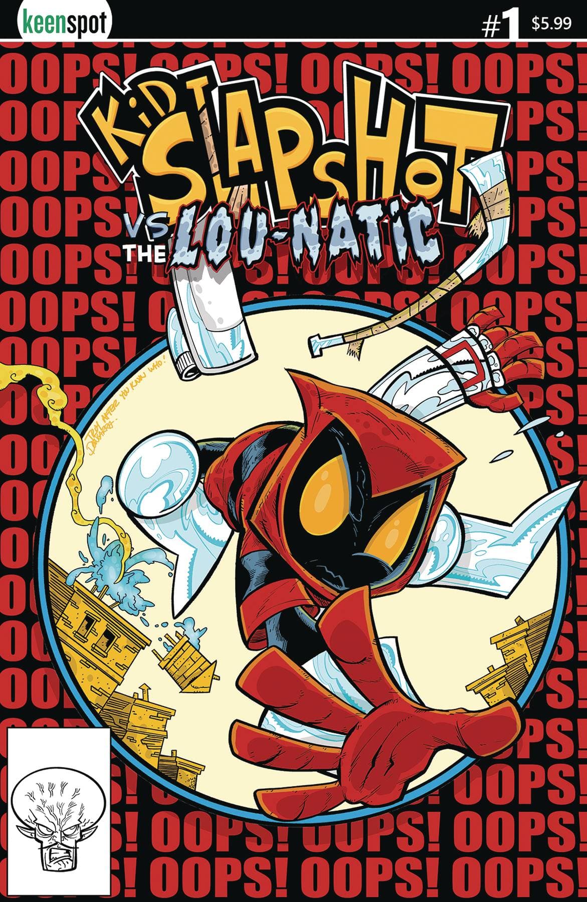 Keenspot Entertainment Comic Books KID SLAPSHOT VS LOU NATIC CVR C TROY DONGARRA 70712974133200431 JUL231763