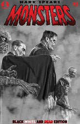 Keenspot Entertainment Comic Books MARK SPEARS MONSTERS #1 7TH PTG BLACK WHITE & DEAD EDITION CVR A MARK SPEARS BLOOD SEEKERS (Release Date: 09/16/2026) 60283502299000117 0726EX8021
