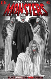 Keenspot Entertainment Comic Books MARK SPEARS MONSTERS #1 7TH PTG BLACK WHITE & DEAD EDITION CVR C MARK SPEARS COURT OF BLOOD VAR (Release Date: 09/16/2026) 60283502299000137 0726EX8023