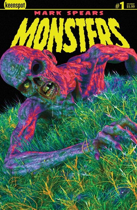 Keenspot Entertainment Comic Books MARK SPEARS MONSTERS #1 Sixth Printing Cvr A Mark Spears Zombie 60283502299000116 0925EX8063