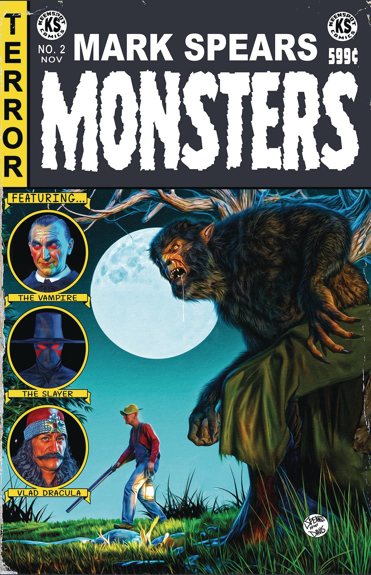 Keenspot Entertainment Comic Books MARK SPEARS MONSTERS #2 CVR D EC COMICS HOMAGE 60283502299000241 SEP241810