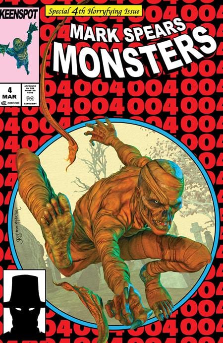 Keenspot Entertainment Comic Books MARK SPEARS MONSTERS #4 CVR D MARK SPEARS ASM #300 HOMAGE VAR 60283502299000441 0125EX808