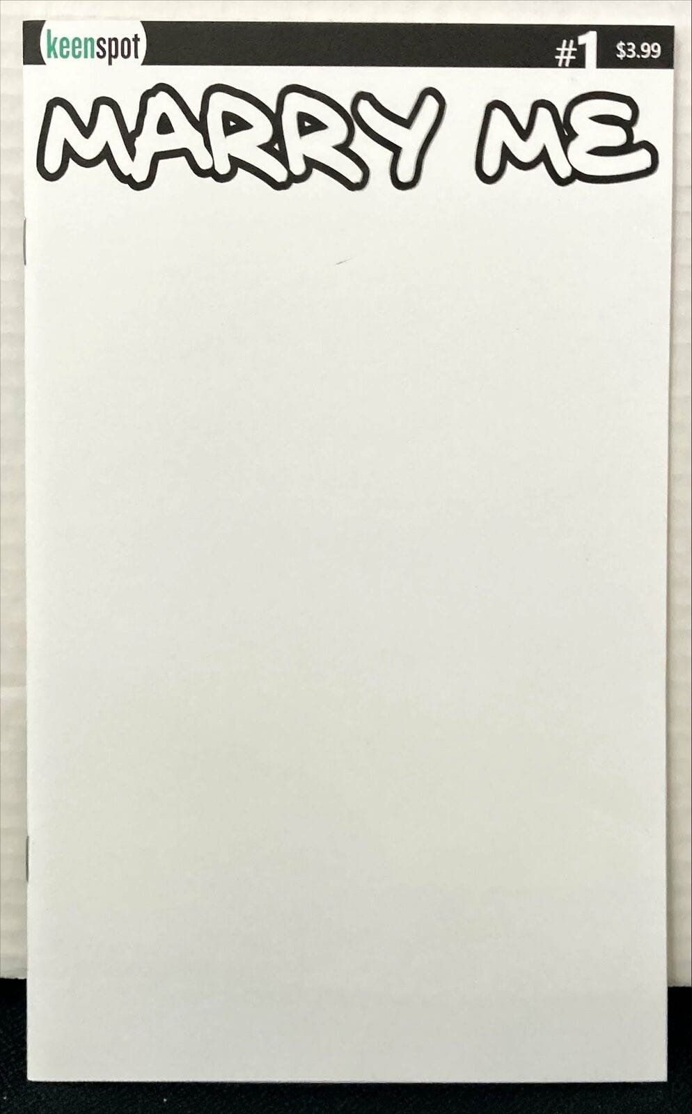 Keenspot Entertainment Comic Books MARRY ME #1 CVR D 1:3 INCV SKETCH 70712974099100141