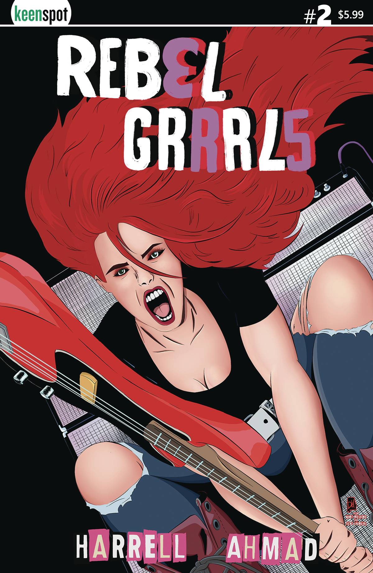 Keenspot Entertainment Comic Books REBEL GRRRLS #2 CVR D DANNY HARRELL 70712974139400241 AUG232038