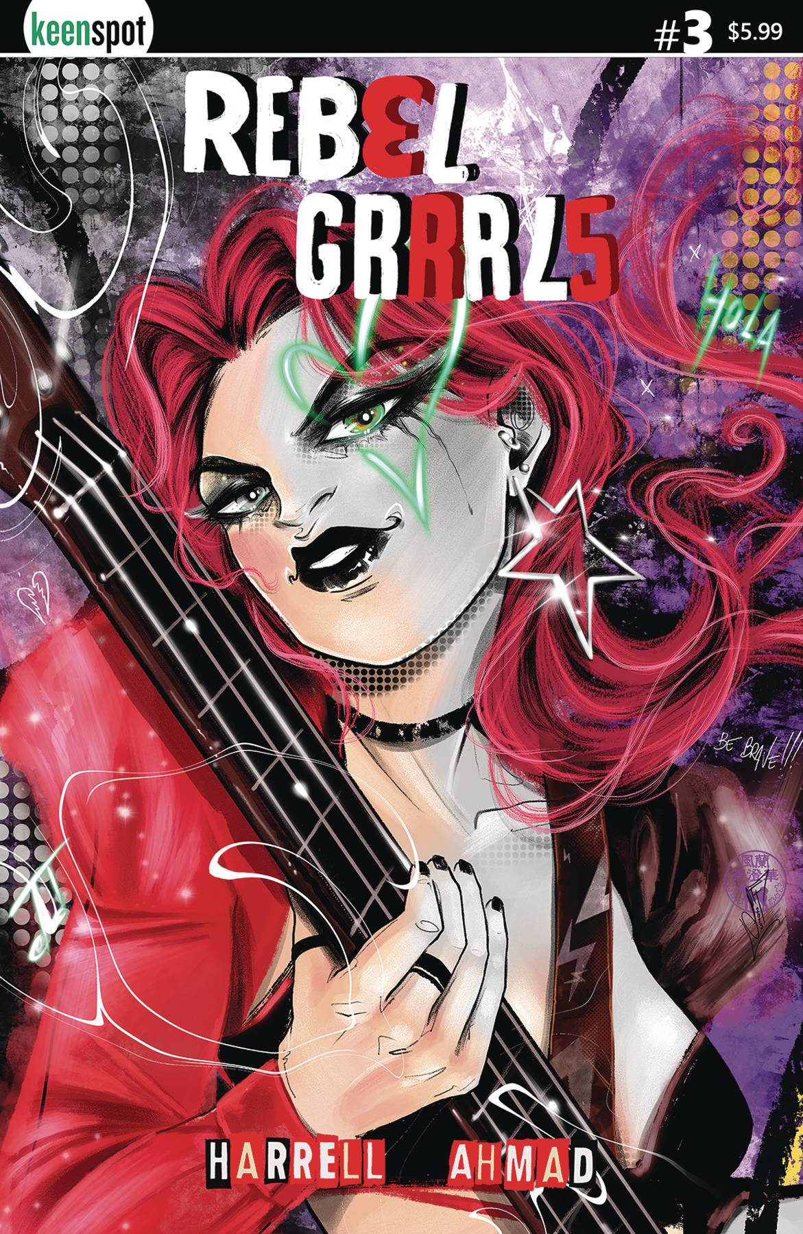 KEENSPOT ENTERTAINMENT Comic Books REBEL GRRRLS #3 CVR B FRANCESCA FANTINI 70712974139400321 NOV231543