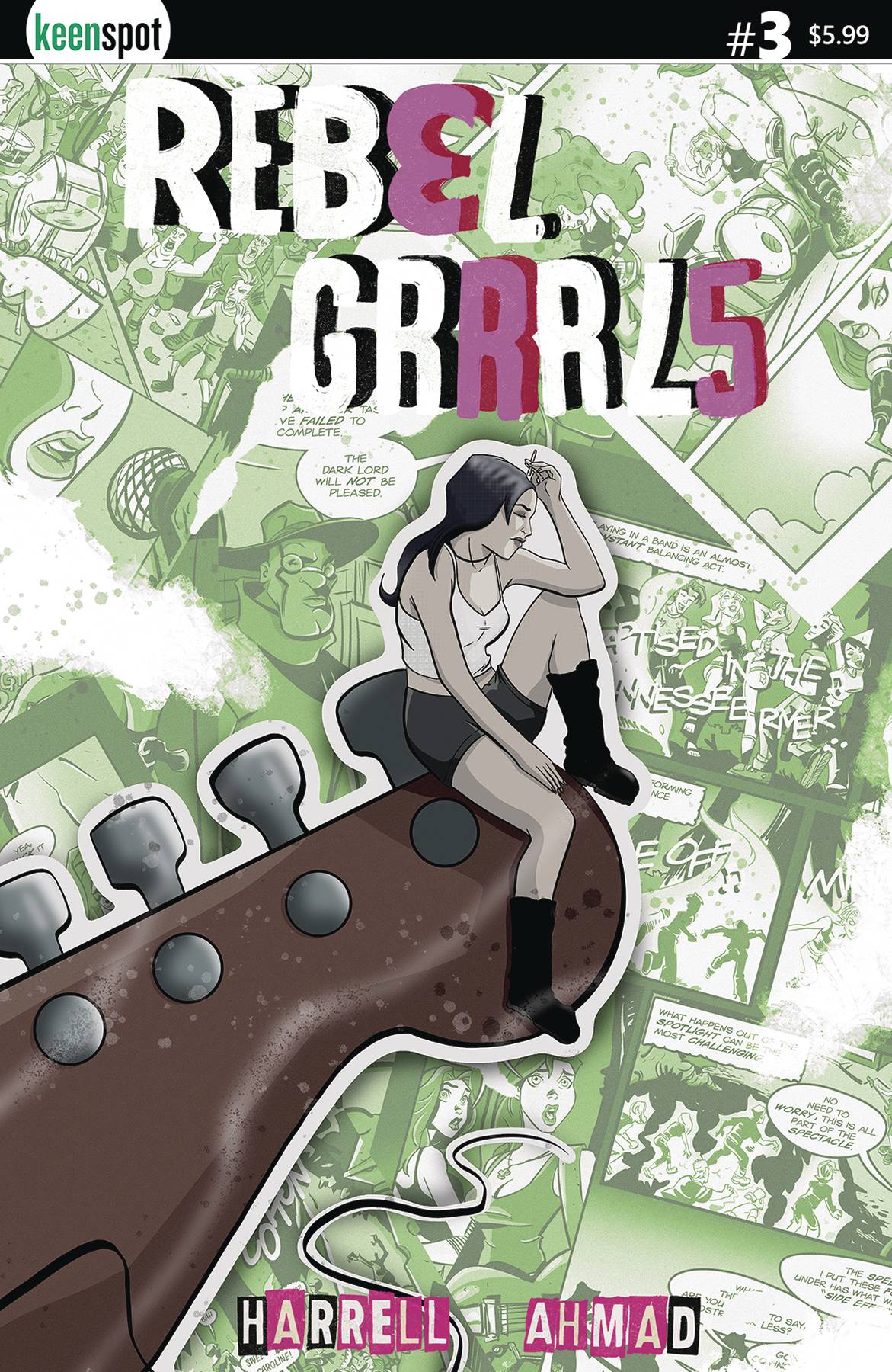 KEENSPOT ENTERTAINMENT Comic Books REBEL GRRRLS #3 CVR D J HAMMOND 70712974139400341 NOV231545