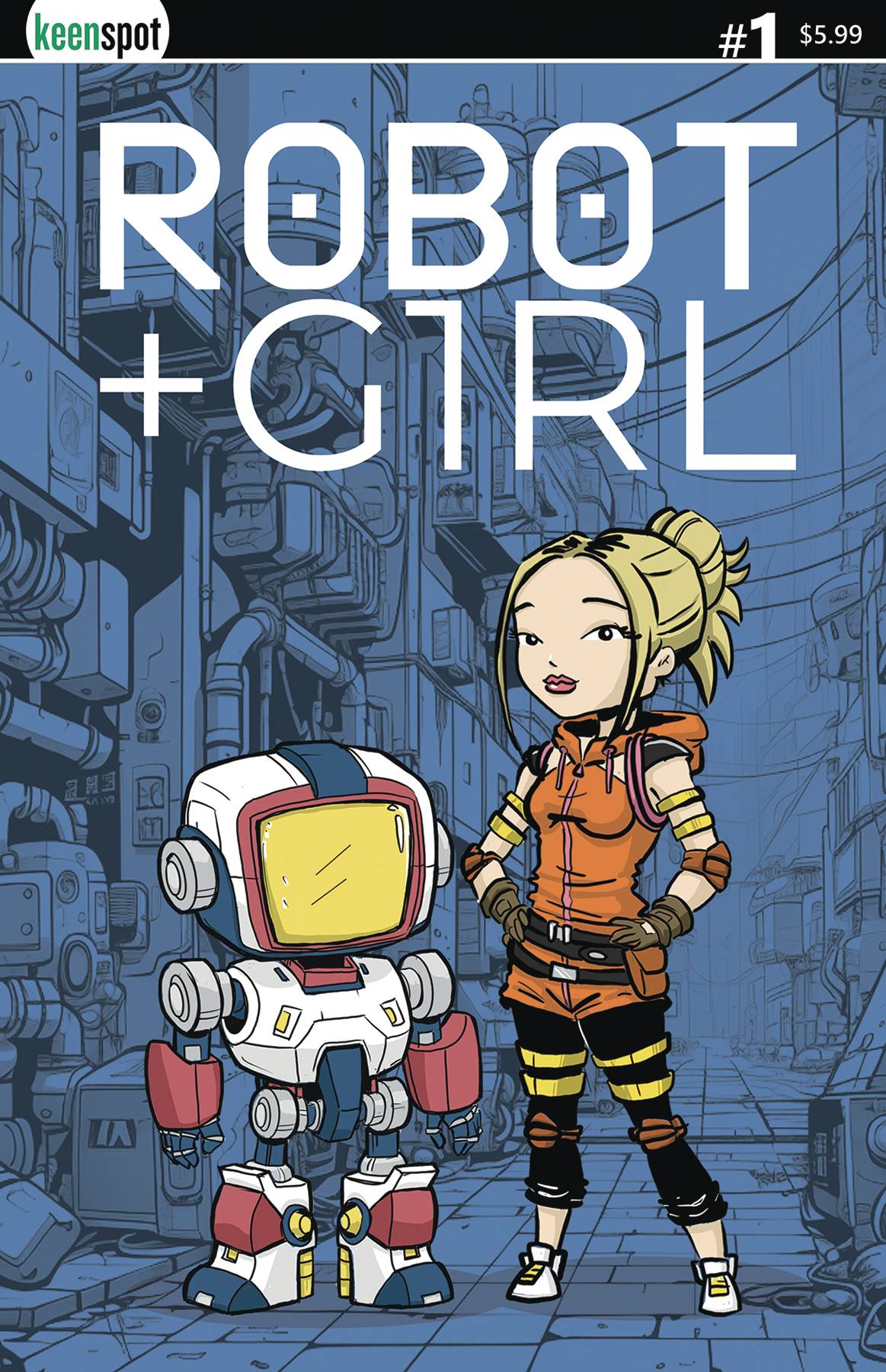 KEENSPOT ENTERTAINMENT Comic Books ROBOT + GIRL #1 CVR A MIKE WHITE 70712974110300111 FEB241514
