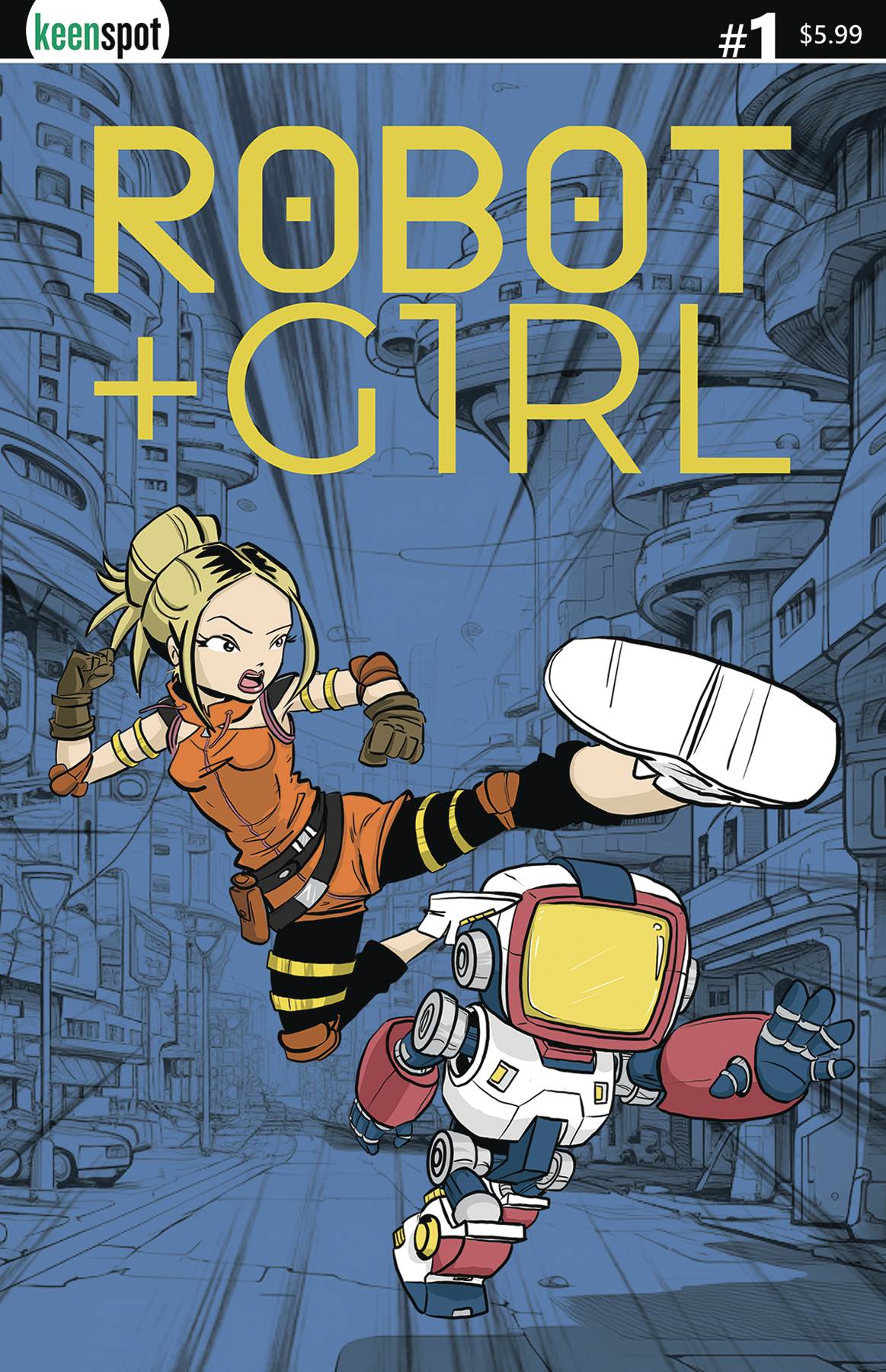 KEENSPOT ENTERTAINMENT Comic Books ROBOT + GIRL #1 CVR C MIKE WHITE 70712974110300131 FEB241516