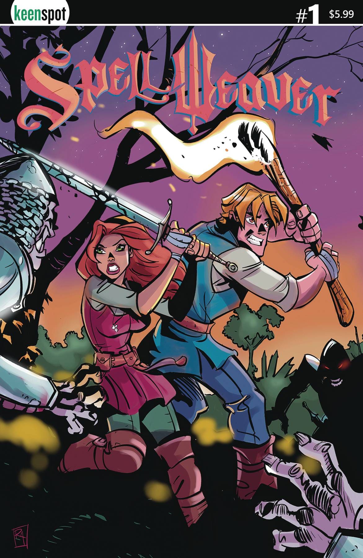 Keenspot Entertainment Comic Books SPELLWEAVER #1 CVR C ROBERT AHMAD 70712974144800131 OCT231840