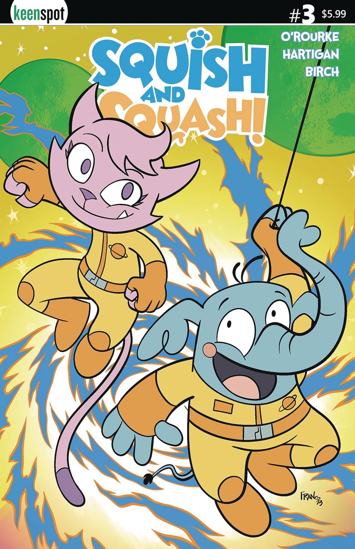 KEENSPOT ENTERTAINMENT Comic Books SQUISH & SQUASH #3 CVR B FRANCO 70712974143100321 MAR241745
