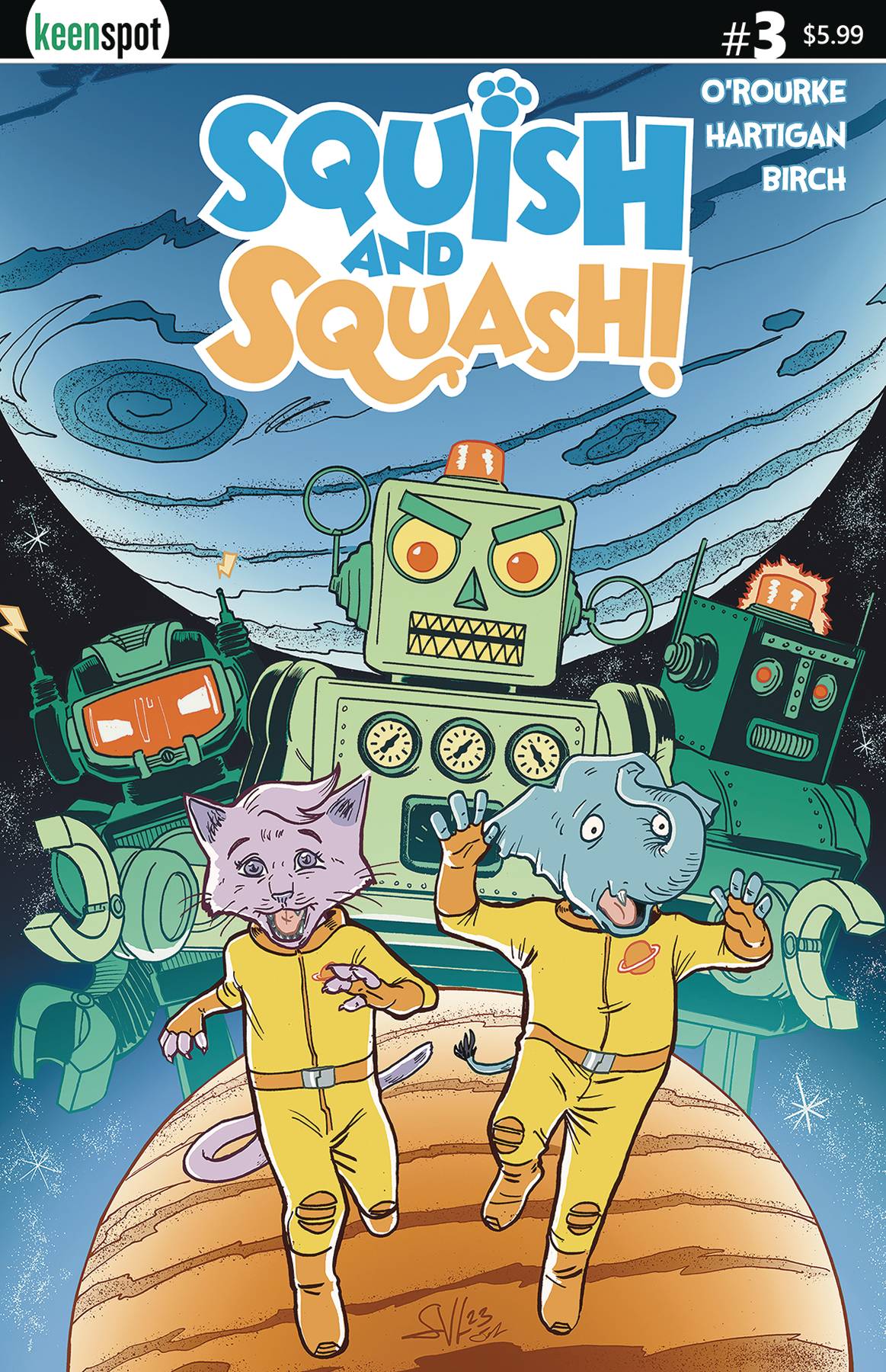 KEENSPOT ENTERTAINMENT Comic Books SQUISH & SQUASH #3 CVR C SEAN VON GORMAN 70712974143100331 MAR241746