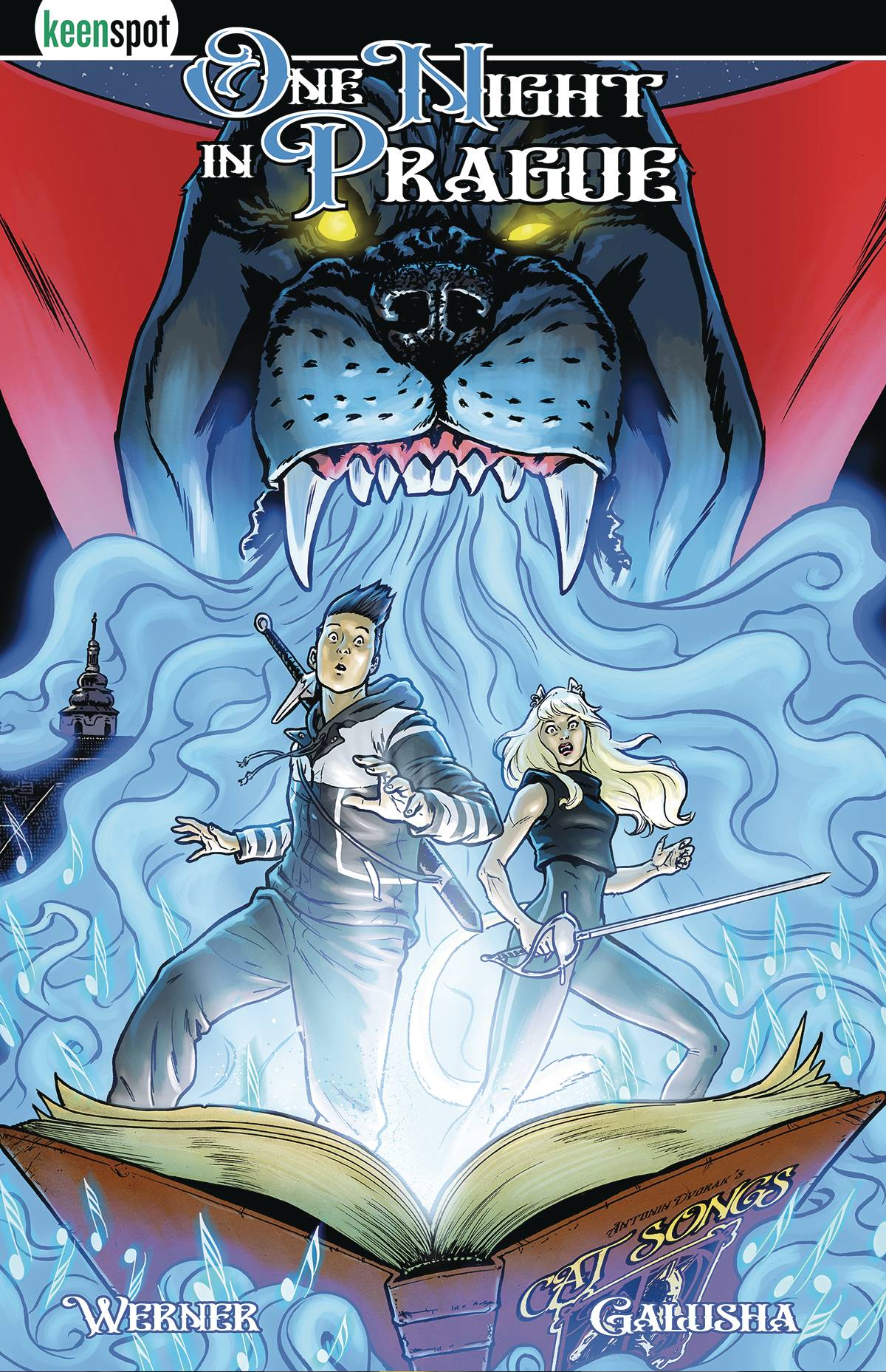 KEENSPOT ENTERTAINMENT Graphic Novel ONE NIGHT IN PRAGUE GN 9781954366091 OCT241709