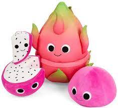 Kidrobot Toys > Plushies Kidrobot: Yummy World - Dante the Dragon Fruit 13" Interactive Plush 883975180492 KR18049