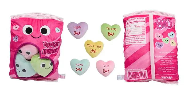 Kidrobot Toys > Plushies Kidrobot: Yummy World - Val and the Conversation Hearts 10" Interactive Plush 883975180522 KR18052