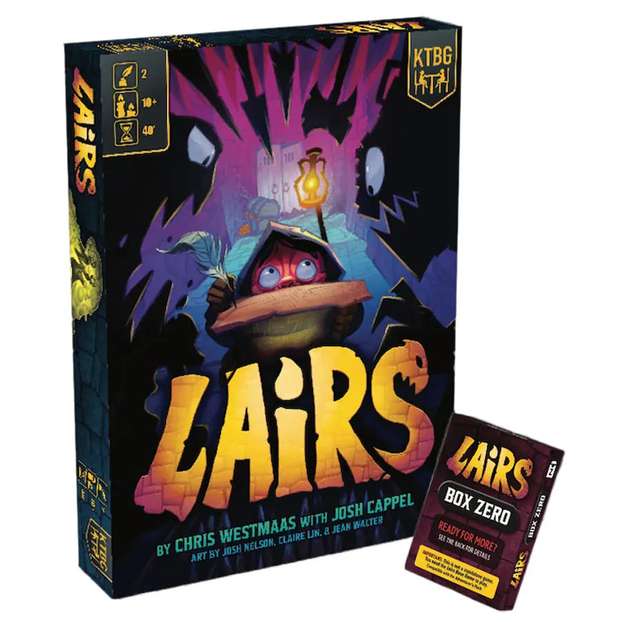 Kids Table Board Gaming Board Games > Small Box Games Lairs: Base Game + Box Zero 710579694554 KTG15010