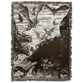 Killer Goods Home > Other Home Flying Witch Coven Vintage Fantasy Woven Throw Blanket 37" X 52" KGB0020-S