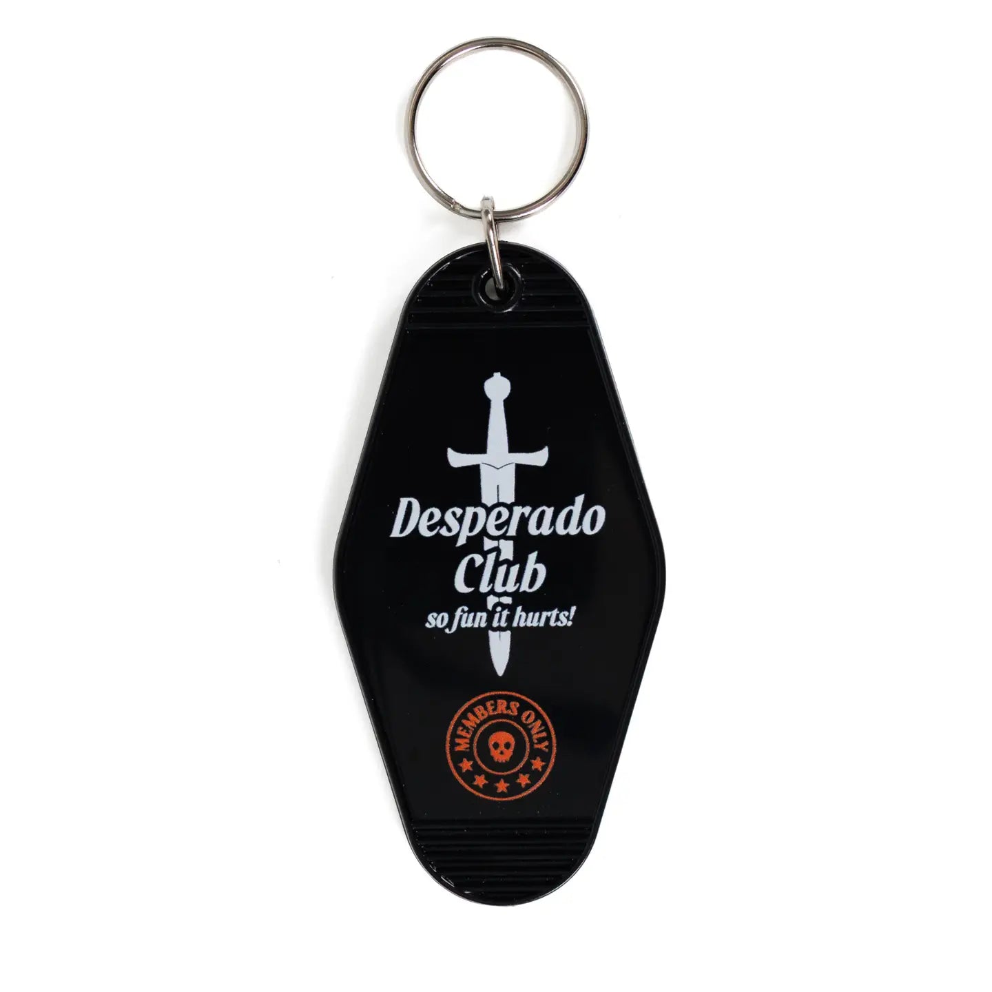 Kingdom of Threads Apparel Desperado Club Motel Keychain | Dungeon Crawler Carl 784987416145 KEY-0064