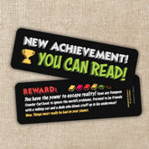 Kingdom of Threads Bookmarks New Achievement: You Can Read! Bookmark | Dungeon Crawler Carl 784987415537 BM-0085