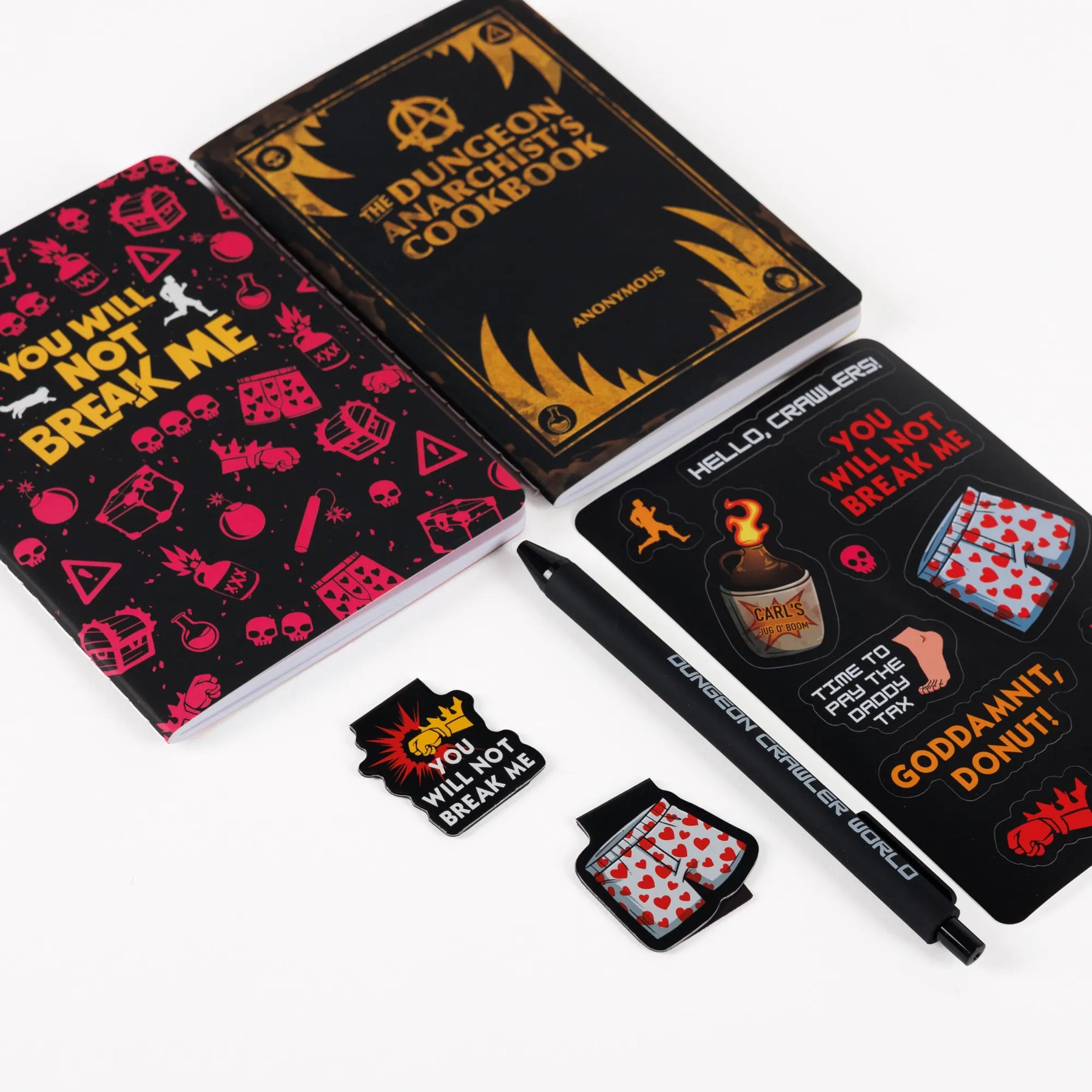 Kingdom of Threads Stationery Compensated Anarchist Gift Set | Dungeon Crawler Carl 784987416077 v