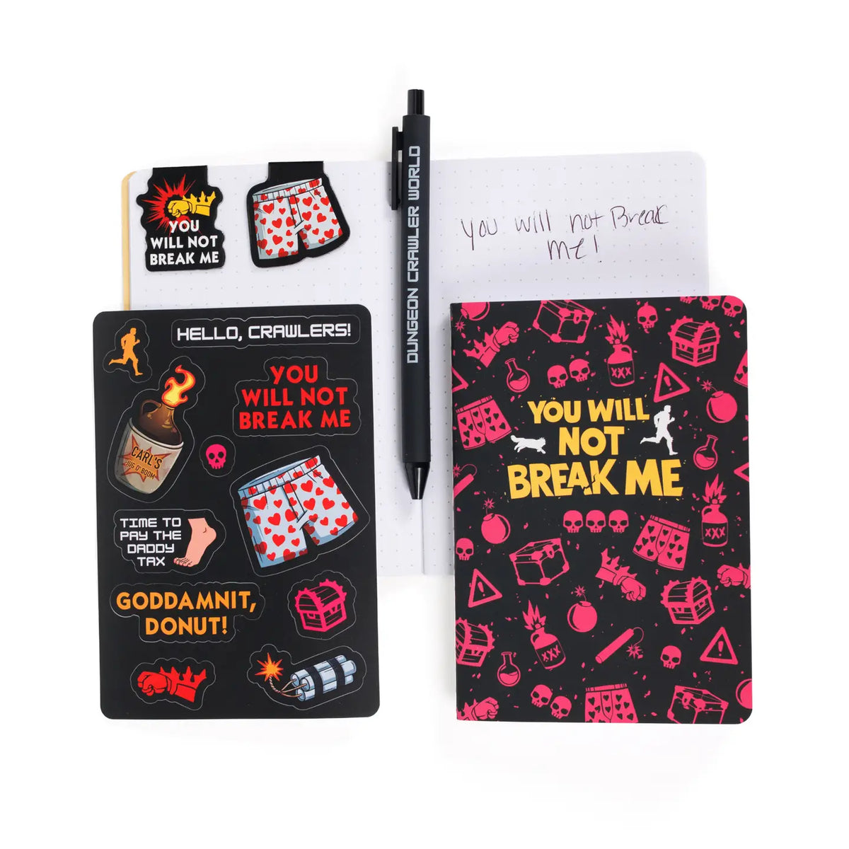 Kingdom of Threads Stationery Compensated Anarchist Gift Set | Dungeon Crawler Carl 784987416077 v